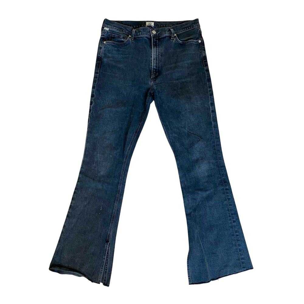 Citizens of Humanity Capsule Boho Chic Georgia High Rise Split Hem Bootcut Jeans